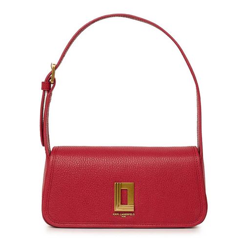 Túi Đeo Vai Nữ Karl Lagerfeld Lyon Demi Shoulder Bag Màu Đỏ