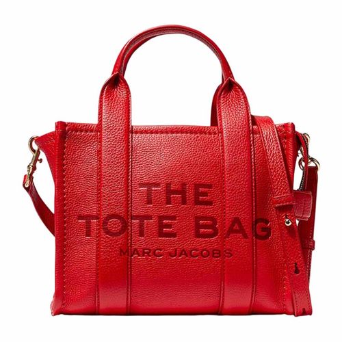 Túi Tote Nữ Marc Jacobs The Leather Mini Bag Màu Đỏ
