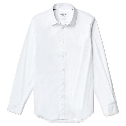 Áo Sơ Mi Nam Lacoste Men's Slim Fit Stretch Cotton Poplin Shirt CH5366001 Size 40