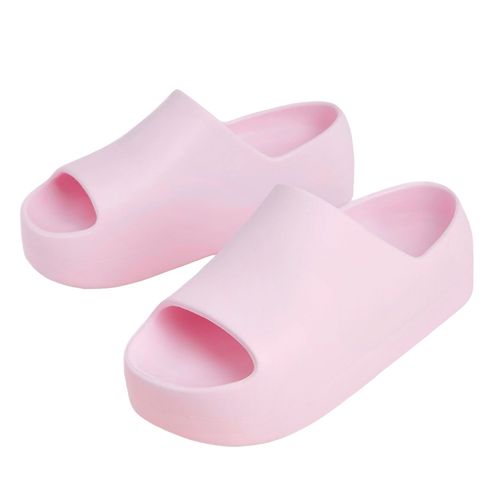 Dép Nữ Charles & Keith CNK Morgan Platform Slide Sandals - Light Pink CK1-71920002 Màu Hồng