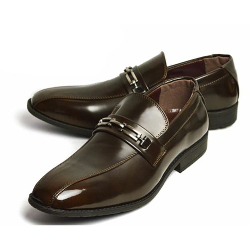 Giày Tây Nam On & Off  Business Men's Shoes 993 Brown Màu Nâu Size 43