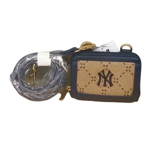 Túi Đeo Chéo Trẻ Em MLB New York-Yankees Mini Cross Bag 7ACRMD43N-50BGS Màu Xanh Be