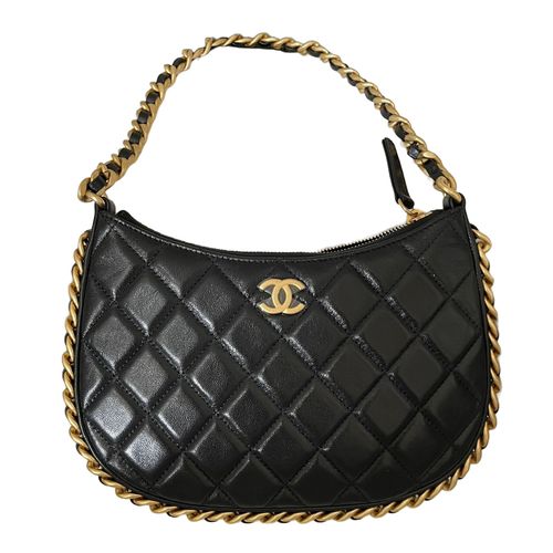 Túi Đeo Vai Nữ Chanel 23B Hobo Handbag Màu Đen
