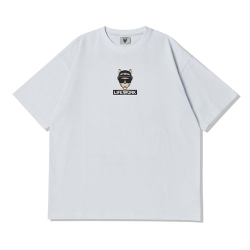 Áo Phông LifeWork Checkerboard Hipdok Short-Sleeved T-Shirt LW232TS407 Màu Trắng