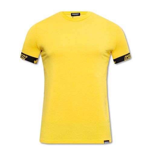 Áo Phông Nam Dsquared2 T-Shirt D9M3U4130 0-733 Màu Vàng Size 52