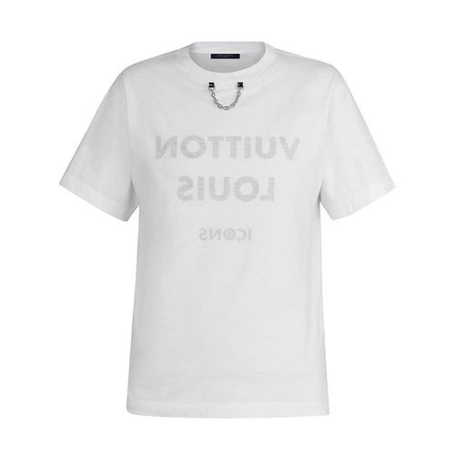 Áo Phông Nữ Louis Vuitton Print T-Shirt 1A5TRO Màu Trắng Size M