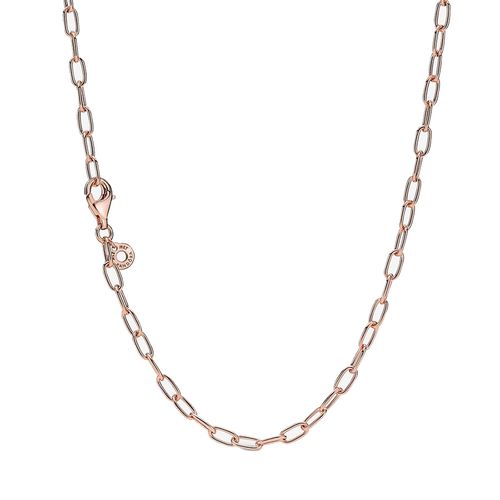 Dây Chuyền Nữ Pandora Link Chain Necklace 389410C00 Màu Vàng Hồng