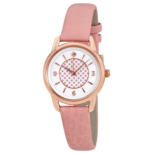 Đồng Hồ Nữ Kate Spade Boathouse Pink Leather Ladies Watch KSW1164 Màu Hồng Trắng