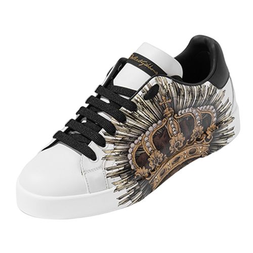 Giày Sneaker Nam Dolce & Gabbana D&G CS1558AN108HWL66 Màu Đen Trắng Size 7.5