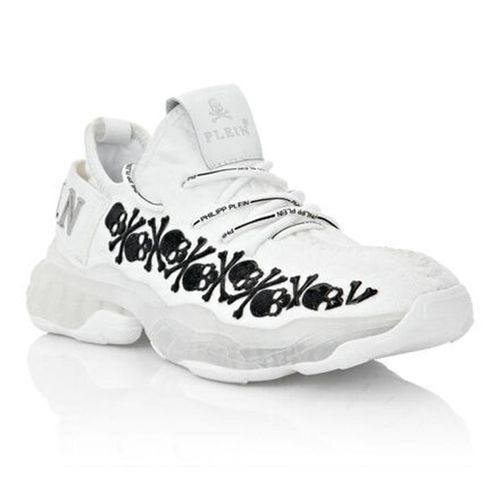 Giày Sneaker Nam Philipp Plein Runner Hyp USC0105-01 Màu Trắng Size 40