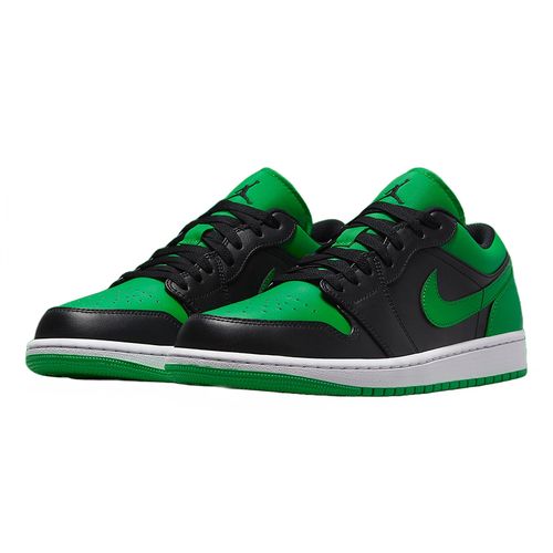 Giày Thể Thao Nike Jordan 1 Low Black Lucky Green 553560 065 Màu Đen Xanh Size 35.5