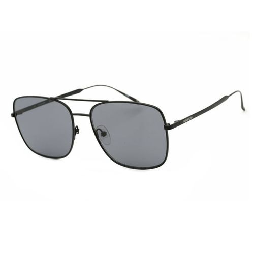 Kính Mát Calvin Klein Grey Navigator Unisex Sunglasses CK19153S 001 58 Màu Xám Đen