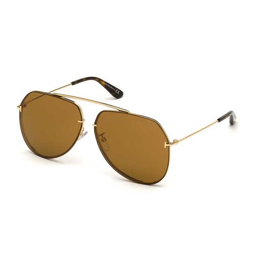 Kính Mát Unisex Tom Ford Sunglasses FT0795-H 30E 62 Màu Nâu Vàng