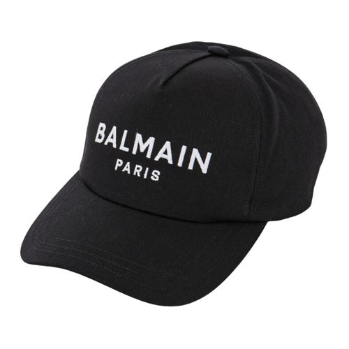 Mũ Nam Balmain Black Baseball With Logo Embroidered BH1XA015 CB24 EAB Màu Đen