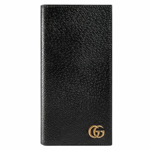 Ví Nam Gucci GG Marmont Leather Long ID Wallet 436023 DJ20T 1000 Màu Đen