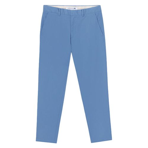 Quần Kaki Nam Lacoste Men's Slim Fit Chino Pants HH3922-776 Màu Xanh Blue Size 33