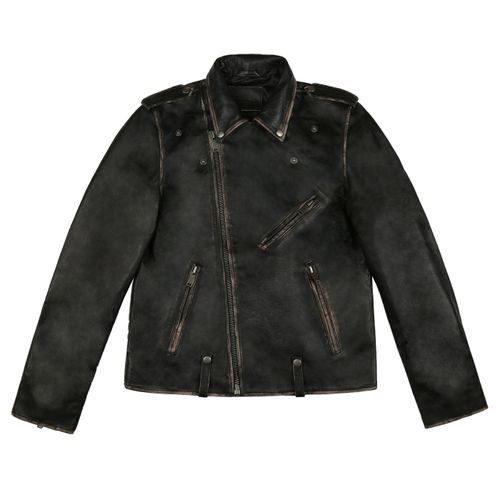 Áo Khoác Da Bolongaro Trevor Blade Biker Antique Leather Jacket MTKL019 Màu Đen Size S