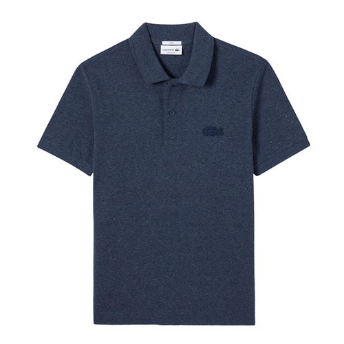 Áo Polo Nam Lacoste Men's Loop Polo Shirt Regular Fit Heathered Cotton Piqué PH5403 4JS Màu Xanh Navy Size 2