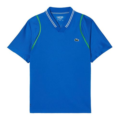 Áo Polo Nam Lacoste Tennis Spring Medvedev On Court Polo Shirt Blue DH1961 KXE Màu Xanh Dương Size 4