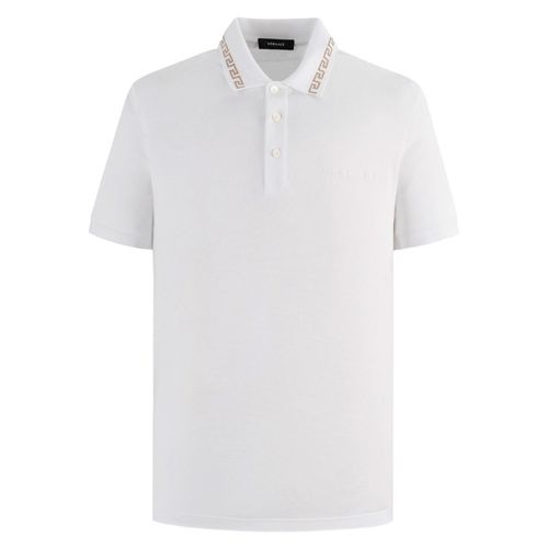 Áo Polo Nam Versace Men's Polo Shirt Màu Trắng Size M