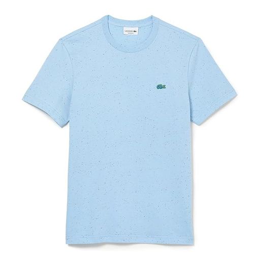 Áo Thun Nam Lacoste Men's Regular Fit Speckled Print Cotton Jersey T-Shirt TH1675 733 Màu Xanh Nhạt Size 4