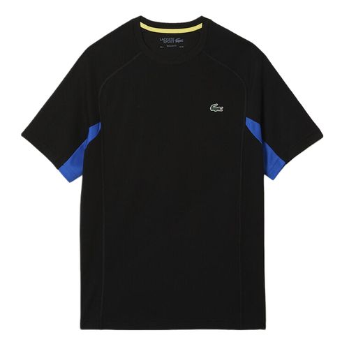 Áo Thun Nam Lacoste Sport Color-Block Ultra-Dry Piqué Tennis T-Shirt TH9324 Y2E Màu Đen Size 5