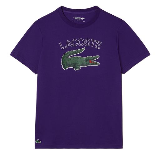 Áo Thun Nam Lacoste Sport Crocodile Print Jersey T-Shirt TH9299 PFN Màu Tím Size 3
