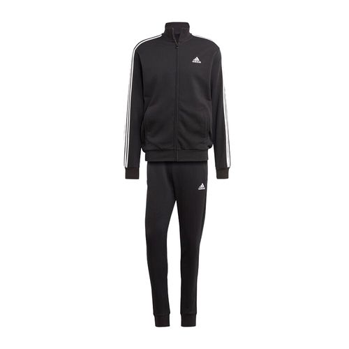 Bộ Thể Thao Nam Adidas Basic 3-Stripes French Terry Track Suit IC6766 Màu Đen Size S