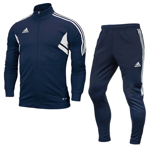 Bộ Thể Thao Nam Adidas Men's Condivo 22 Tracksuit Jacket Pants HA6249 + HB0003 Màu Xanh Blue Size S