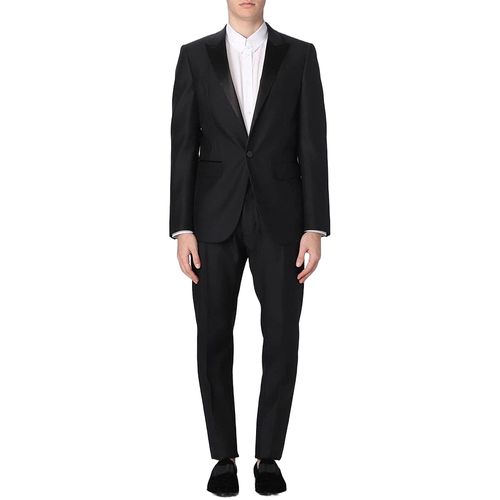 Bộ Vest Nam Squared2 Slim Single-Breasted Suit Black Màu Đen Size 46