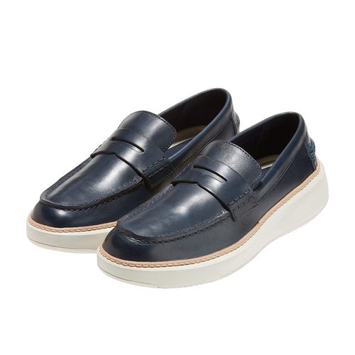 Giày Lười Nam Cole Haan Grandpro Topspin Penny Loafer Màu Xanh Navy Size 40
