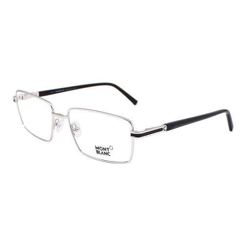 Kính Mắt Cận Montblanc Silver Rectangle Eyeglasses MB709 016 Màu Bạc