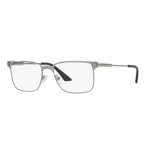 Kính Mắt Cận Nam Versace Men Eyeglass In Gunmetal VE1276 1262 55 Màu Xám