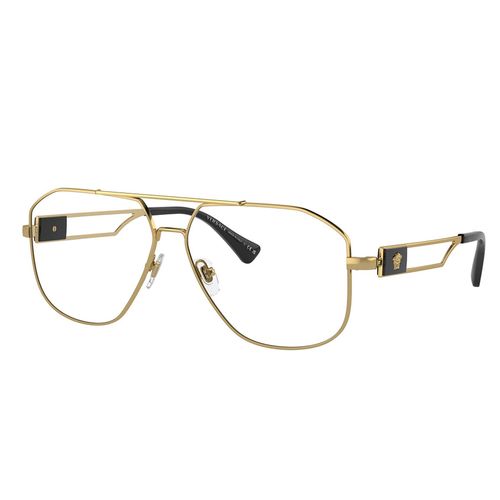 Kính Mắt Cận Nam Versace Men Eyeglass VE1287 1002 59 Màu Vàng Gold