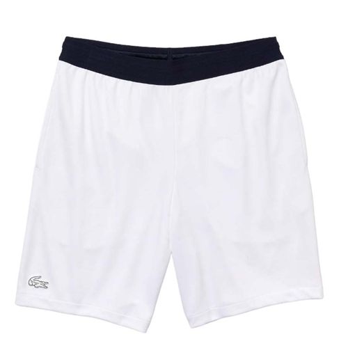 Quần Short Nam Lacoste Sport Men's Regular Fit White GH1044-B0X Màu Trắng Size 4