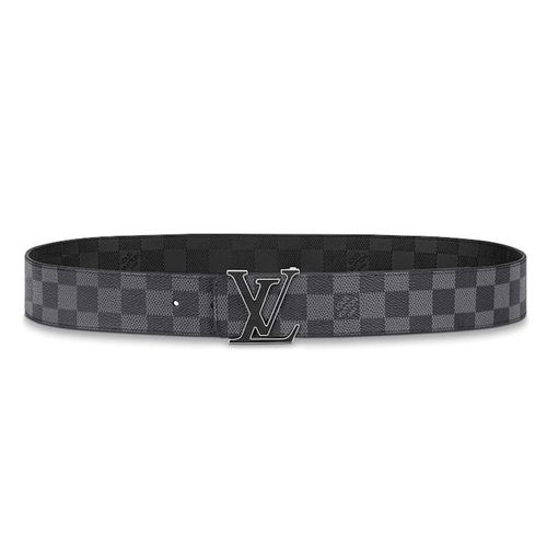 Thắt Lưng Nam Louis Vuitton LV Initiales Reversible Belt M0668U Màu Xám Đen Size 90