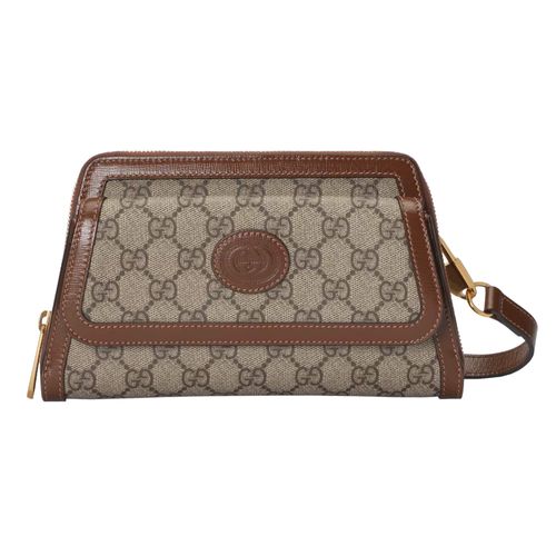 Túi Đeo Chéo Gucci Mini Bag With Interlocking G 723177-92TCG-8563 Màu Nâu