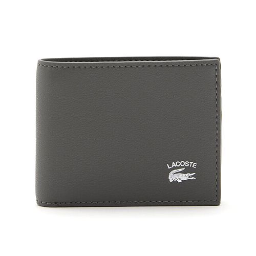 Ví Nam Lacoste Men's Interior Card Slot Foldable Wallet NH4014PN 000 Màu Xám