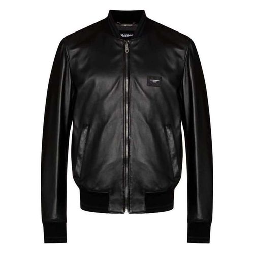 Áo Khoác Nam Dolce & Gabbana D&G Black Logo Jacket Màu Đen Size 48
