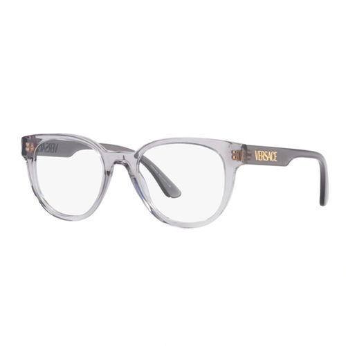 Kính Mắt Cận Nam Versace MOD.3317 593 Ransparent Grey Eyeglasses Man Màu Xám Trong