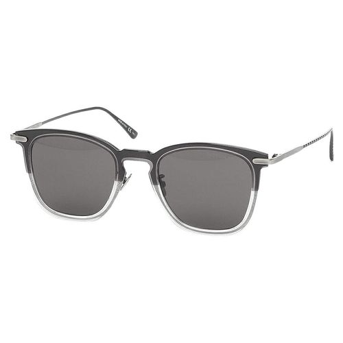 Kính Mát Nam Bottega Veneta Gray Square Men's Sunglasses BV0244S 001 Màu Xám Đen