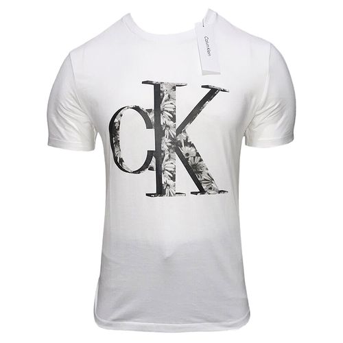 Áo Thun Nam Calvin Klein CK Men's White Crew Neck Short Sleeve Tshirt SP40574222 - GC05 Màu Trắng Size L