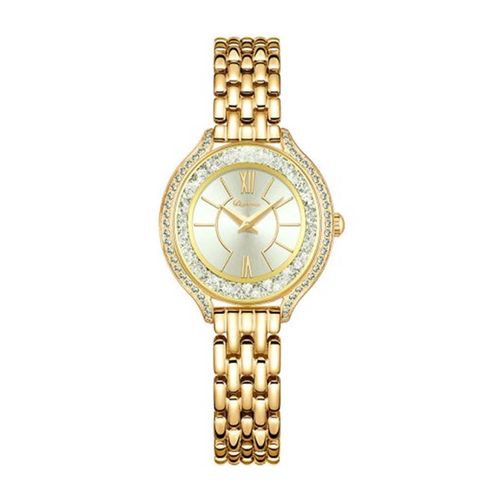 Đồng Hồ Nữ Davena Quartz Watch D61666 Màu Vàng Gold