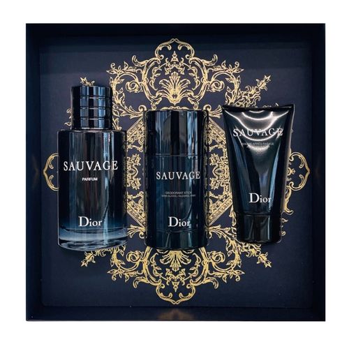 Set Nước Hoa Nam Dior Sauvage Parfum Gift Set Limited Edition (3 Món)