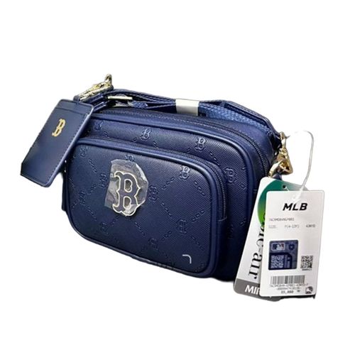 Túi Đeo Chéo Trẻ Em MLB Bag With Card Holder 7ACRMD04N Màu Xanh