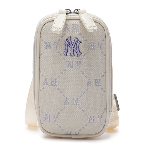 Túi Đeo Chéo Trẻ Em MLB Dia Monogram Mini Crossbag New York Yankees 7ACRMD94N-50IVS Màu Trắng