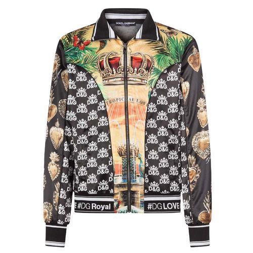 Áo Khoác Dolce & Gabbana Track Jacket Phối Màu