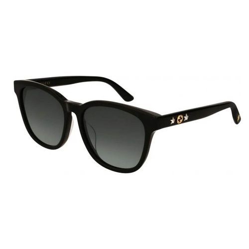 Kính Mát Gucci Grey Square Sunglasses GG0232SK 001 56