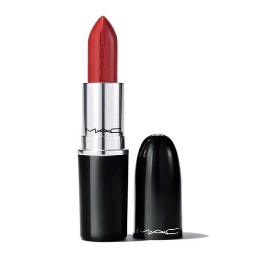 Son MAC Lustreglass Lipstick Cockney 502 Màu Đỏ Hồng