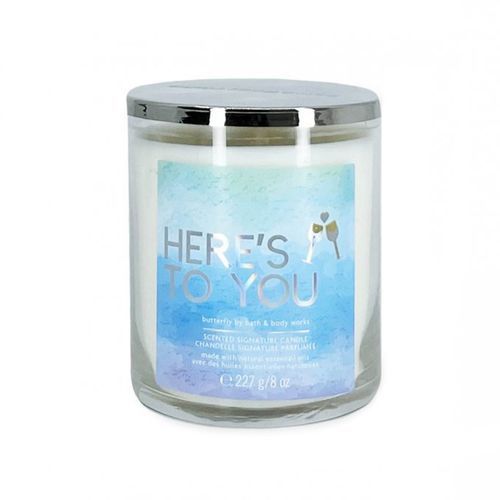 Nến Thơm Bath & Body Works Single Wick Candle Butterfly Here's To You SMV0011 227g